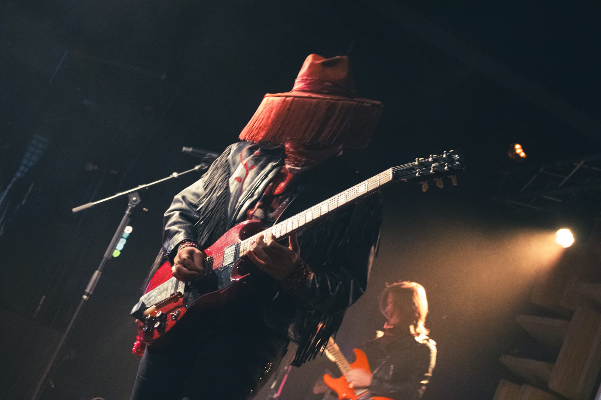 Red Leather performing live on stage